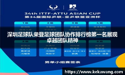 深圳足球队荣登足球团队协作排行榜第一名展现卓越团队精神